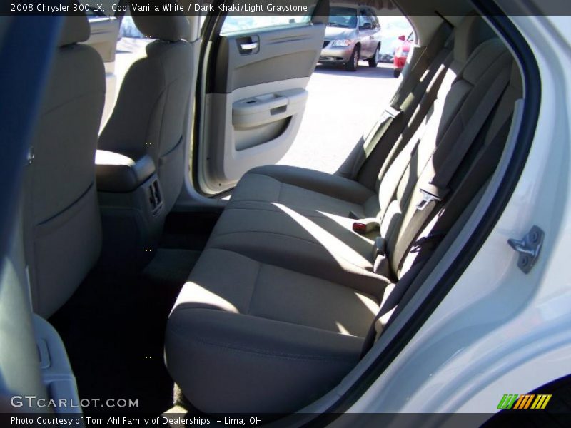 Cool Vanilla White / Dark Khaki/Light Graystone 2008 Chrysler 300 LX