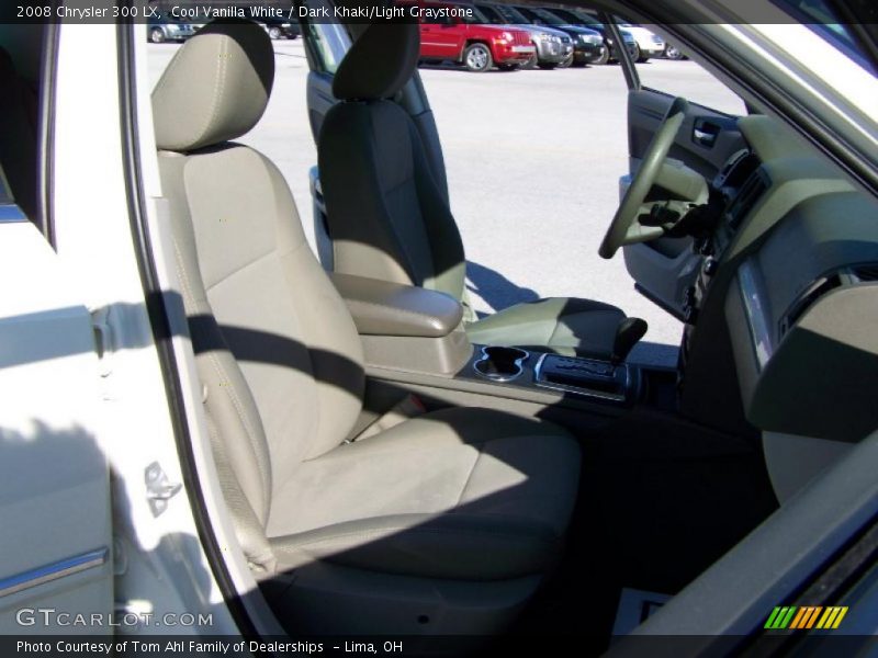 Cool Vanilla White / Dark Khaki/Light Graystone 2008 Chrysler 300 LX