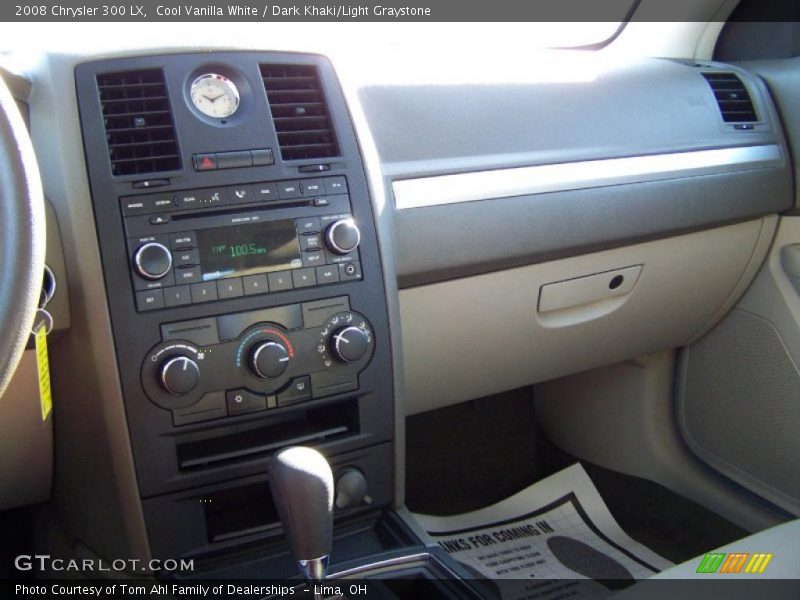 Cool Vanilla White / Dark Khaki/Light Graystone 2008 Chrysler 300 LX
