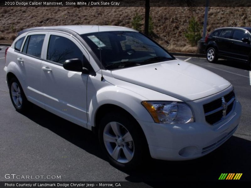 Stone White / Dark Slate Gray 2010 Dodge Caliber Mainstreet