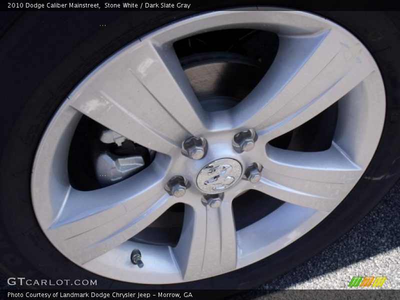Stone White / Dark Slate Gray 2010 Dodge Caliber Mainstreet