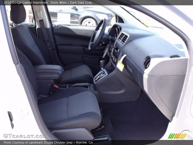 Stone White / Dark Slate Gray 2010 Dodge Caliber Mainstreet