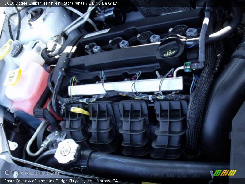 Stone White / Dark Slate Gray 2010 Dodge Caliber Mainstreet