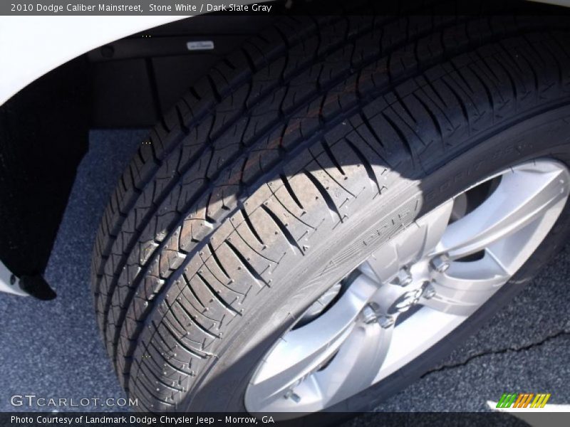 Stone White / Dark Slate Gray 2010 Dodge Caliber Mainstreet