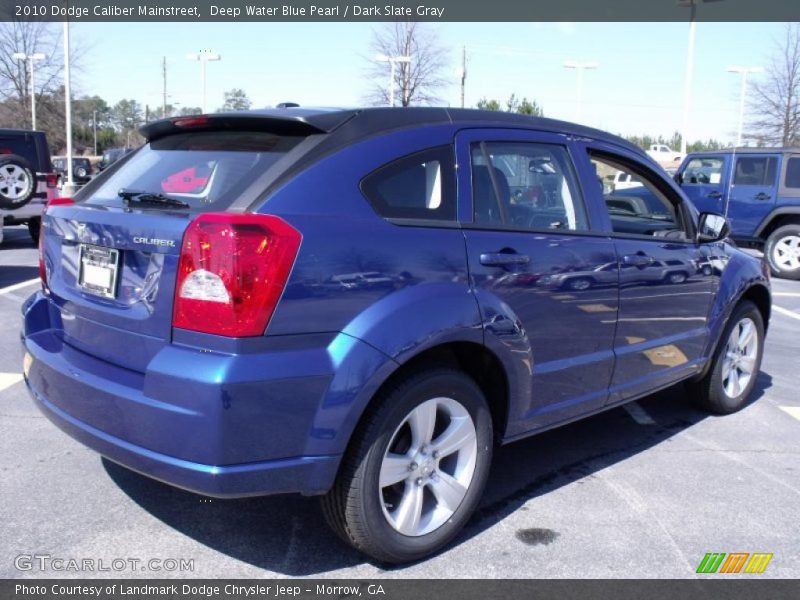 Deep Water Blue Pearl / Dark Slate Gray 2010 Dodge Caliber Mainstreet