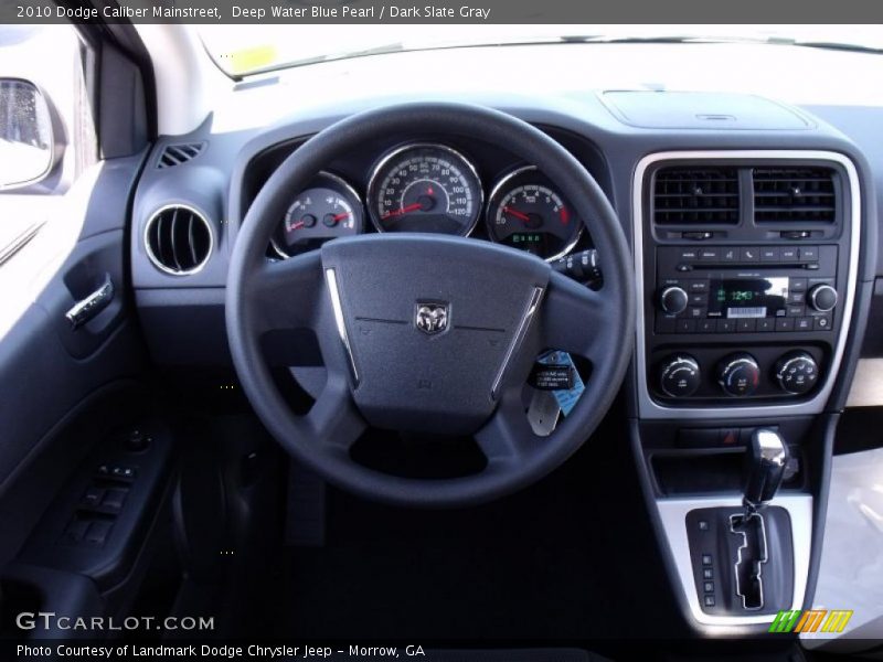 Deep Water Blue Pearl / Dark Slate Gray 2010 Dodge Caliber Mainstreet