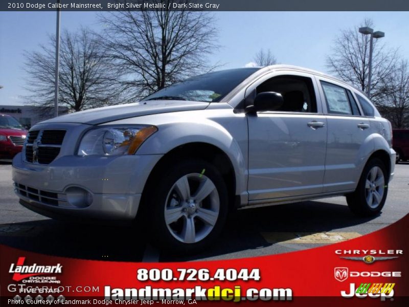 Bright Silver Metallic / Dark Slate Gray 2010 Dodge Caliber Mainstreet