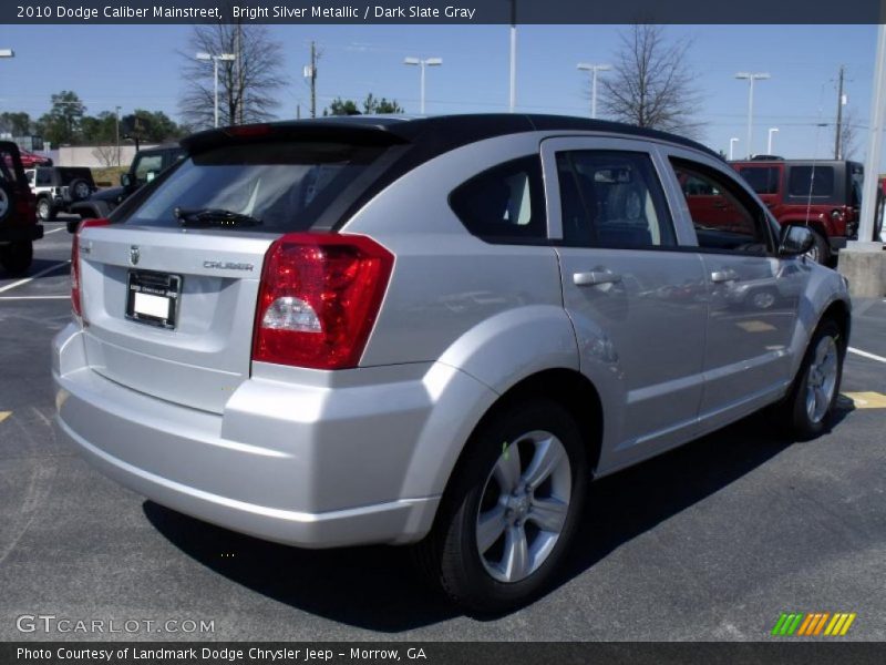 Bright Silver Metallic / Dark Slate Gray 2010 Dodge Caliber Mainstreet