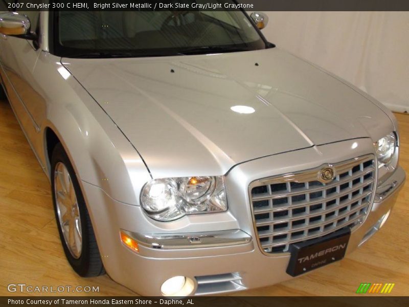 Bright Silver Metallic / Dark Slate Gray/Light Graystone 2007 Chrysler 300 C HEMI