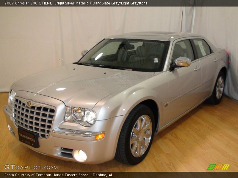 Bright Silver Metallic / Dark Slate Gray/Light Graystone 2007 Chrysler 300 C HEMI