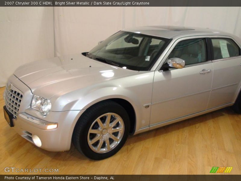 Bright Silver Metallic / Dark Slate Gray/Light Graystone 2007 Chrysler 300 C HEMI