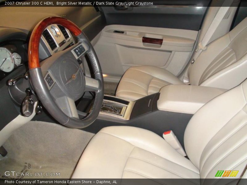 Bright Silver Metallic / Dark Slate Gray/Light Graystone 2007 Chrysler 300 C HEMI