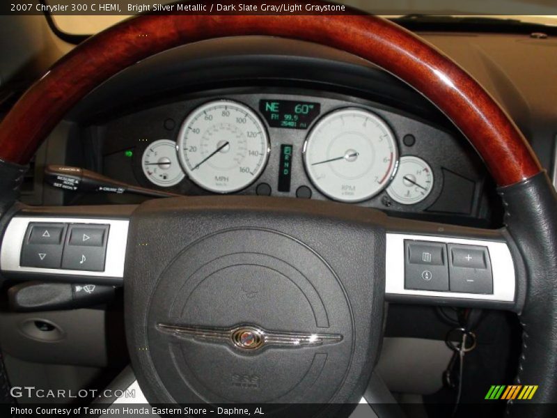 Bright Silver Metallic / Dark Slate Gray/Light Graystone 2007 Chrysler 300 C HEMI