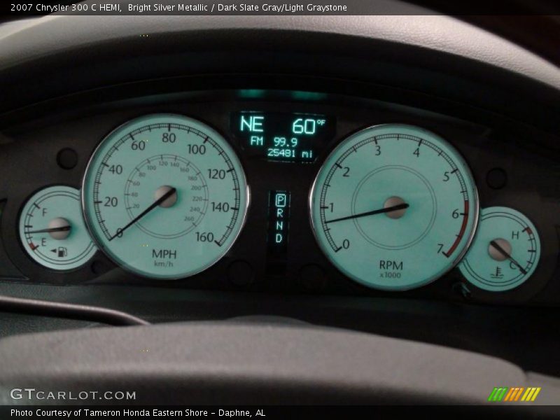 Bright Silver Metallic / Dark Slate Gray/Light Graystone 2007 Chrysler 300 C HEMI