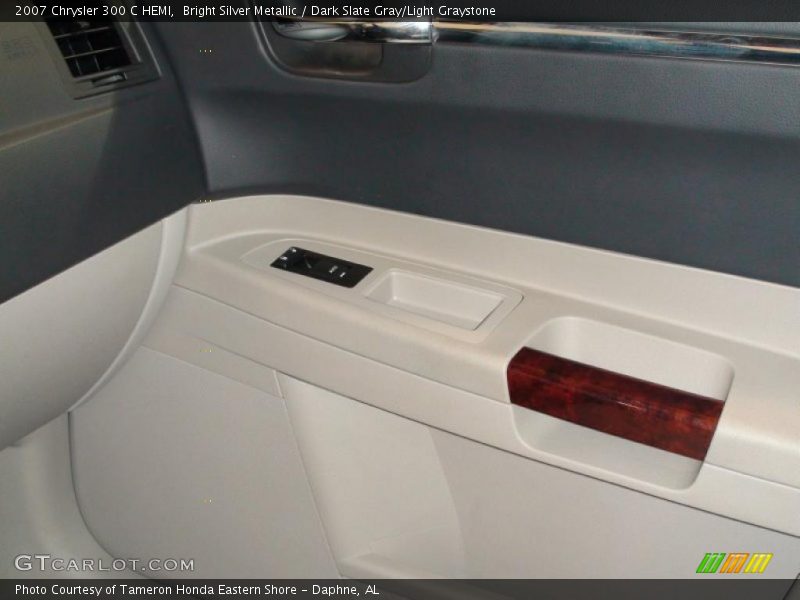 Bright Silver Metallic / Dark Slate Gray/Light Graystone 2007 Chrysler 300 C HEMI