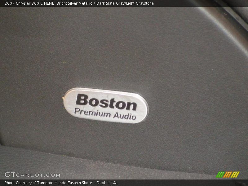Bright Silver Metallic / Dark Slate Gray/Light Graystone 2007 Chrysler 300 C HEMI