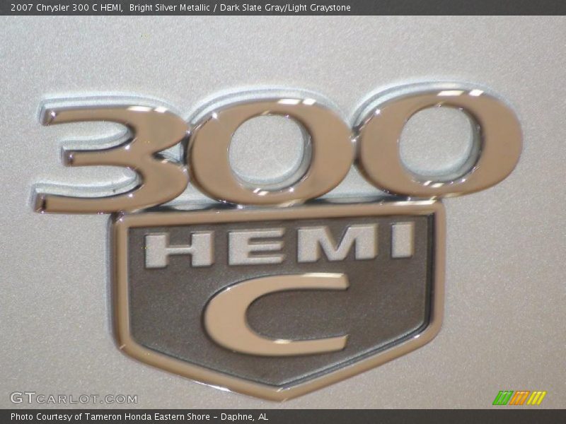 Bright Silver Metallic / Dark Slate Gray/Light Graystone 2007 Chrysler 300 C HEMI