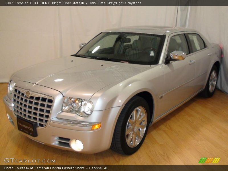 Bright Silver Metallic / Dark Slate Gray/Light Graystone 2007 Chrysler 300 C HEMI