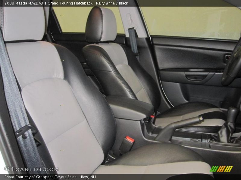 Rally White / Black 2008 Mazda MAZDA3 s Grand Touring Hatchback