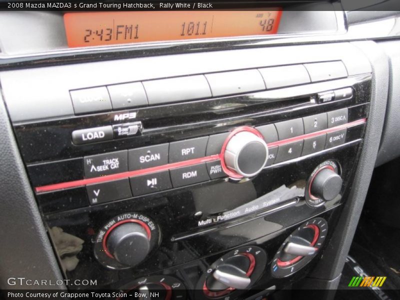Rally White / Black 2008 Mazda MAZDA3 s Grand Touring Hatchback
