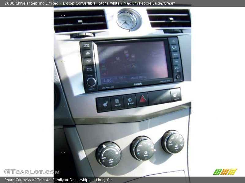 Stone White / Medium Pebble Beige/Cream 2008 Chrysler Sebring Limited Hardtop Convertible