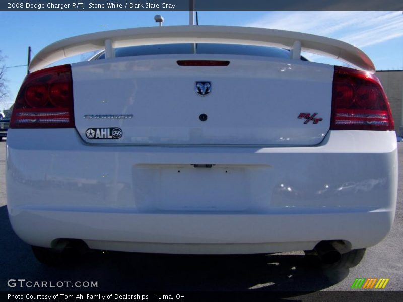 Stone White / Dark Slate Gray 2008 Dodge Charger R/T
