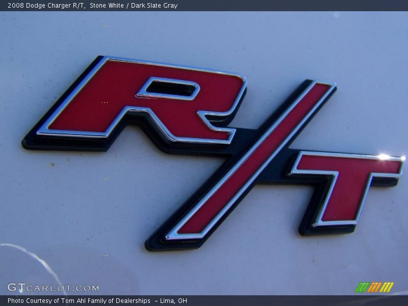Stone White / Dark Slate Gray 2008 Dodge Charger R/T