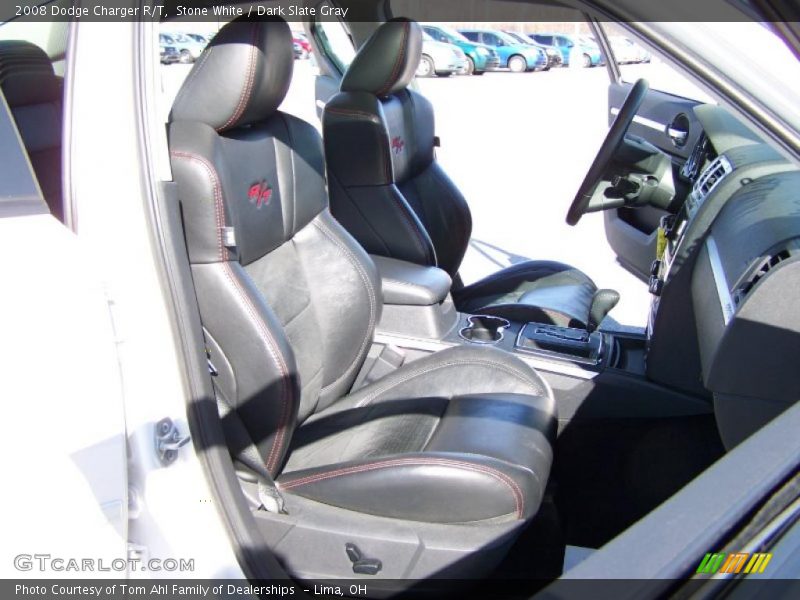 Stone White / Dark Slate Gray 2008 Dodge Charger R/T