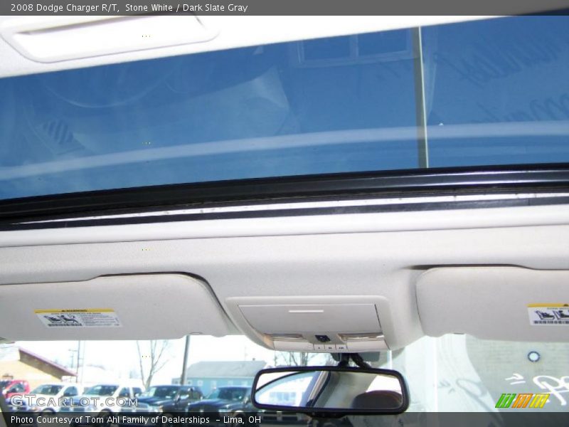 Stone White / Dark Slate Gray 2008 Dodge Charger R/T