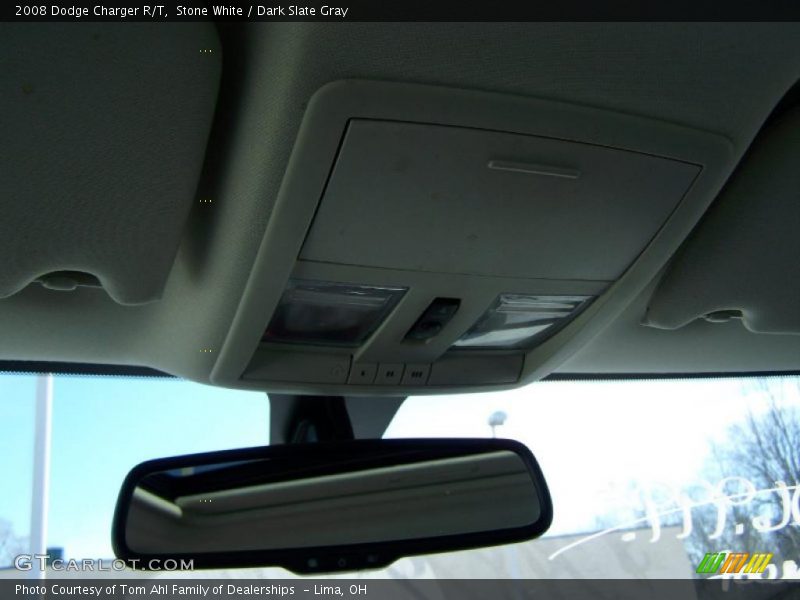 Stone White / Dark Slate Gray 2008 Dodge Charger R/T