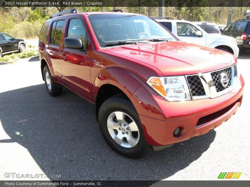 Red Brawn / Graphite 2007 Nissan Pathfinder S 4x4