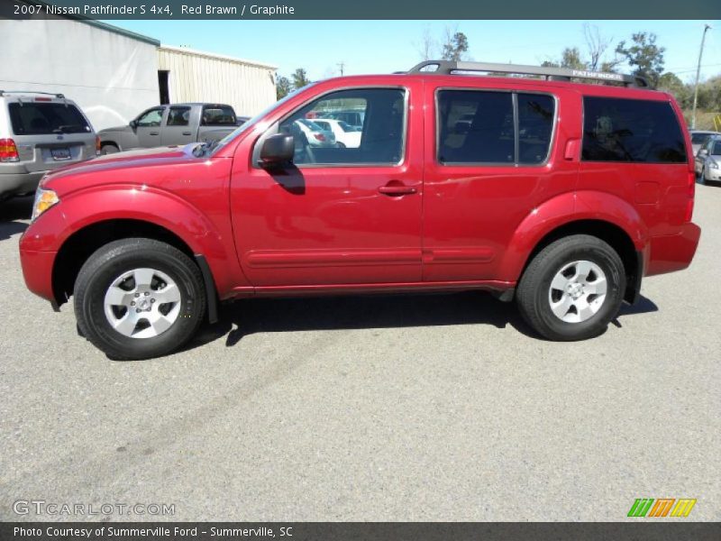 Red Brawn / Graphite 2007 Nissan Pathfinder S 4x4
