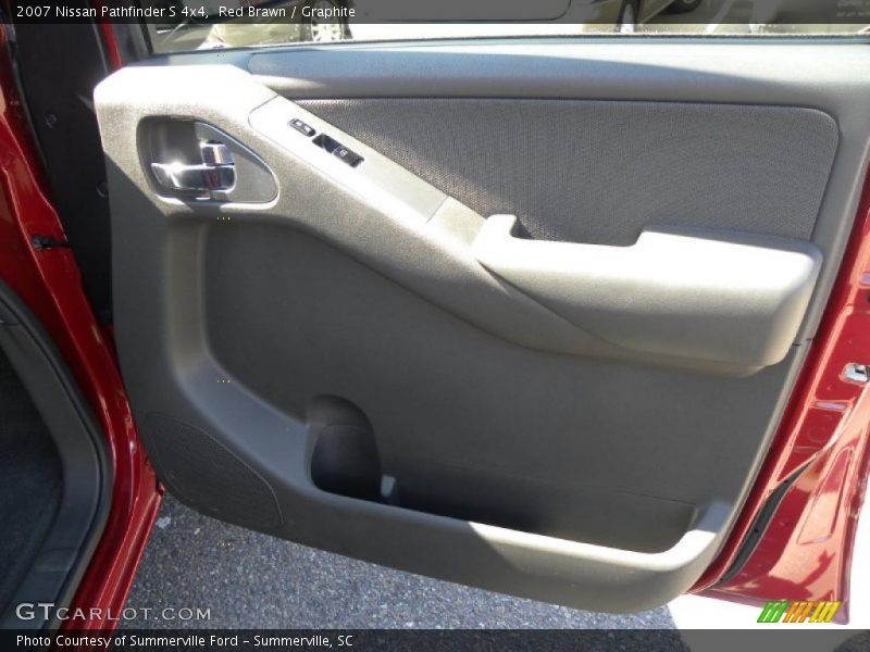 Red Brawn / Graphite 2007 Nissan Pathfinder S 4x4