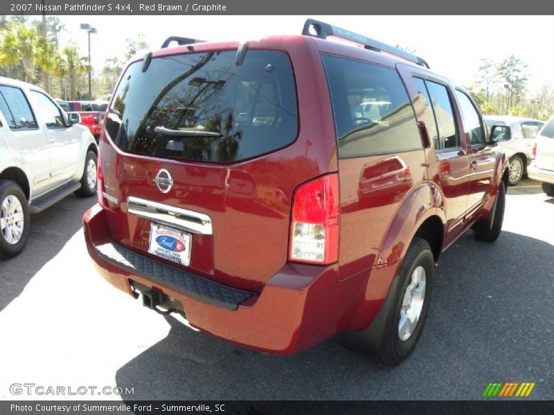 Red Brawn / Graphite 2007 Nissan Pathfinder S 4x4