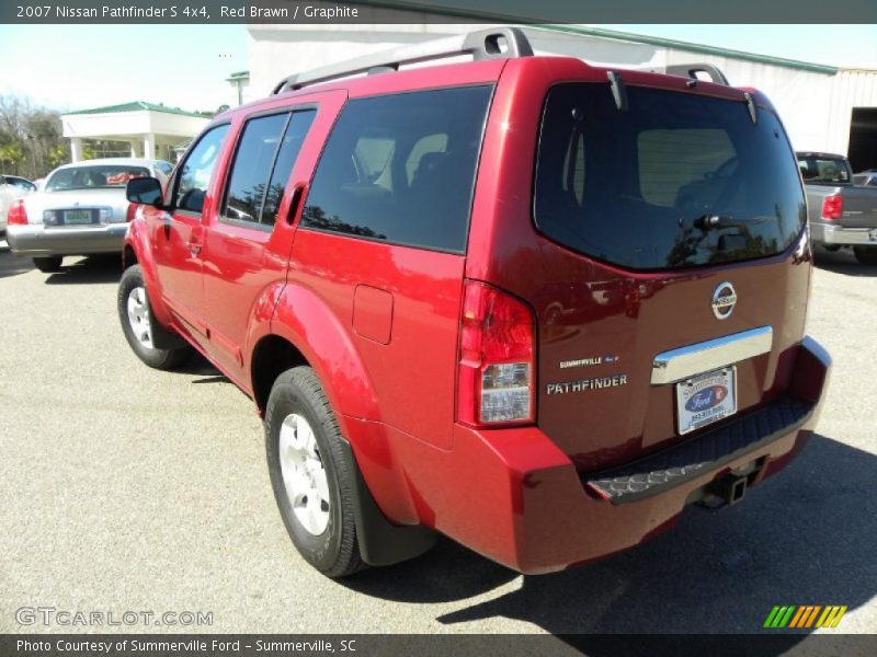 Red Brawn / Graphite 2007 Nissan Pathfinder S 4x4