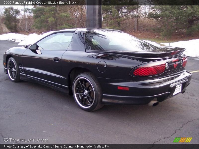 Black / Ebony Black 2002 Pontiac Firebird Coupe
