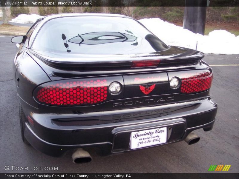 Black / Ebony Black 2002 Pontiac Firebird Coupe
