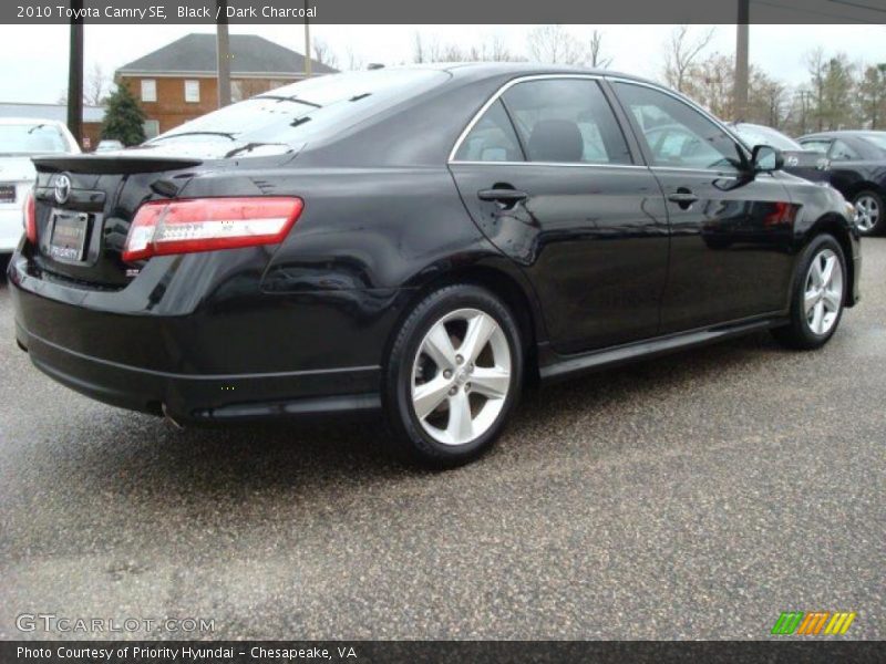 Black / Dark Charcoal 2010 Toyota Camry SE