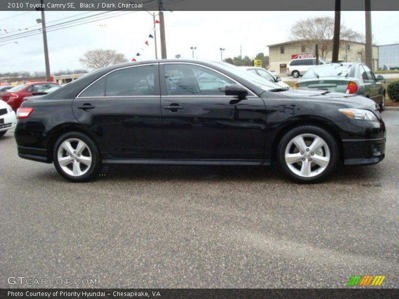 Black / Dark Charcoal 2010 Toyota Camry SE