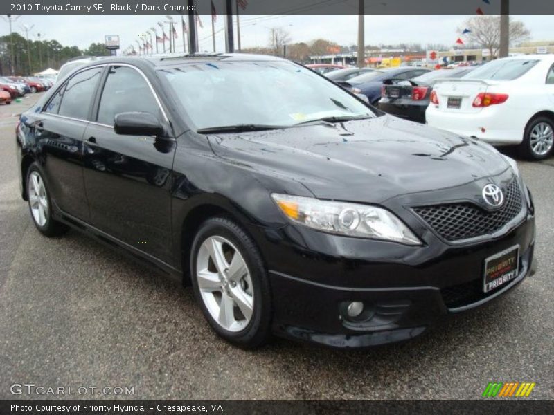 Black / Dark Charcoal 2010 Toyota Camry SE