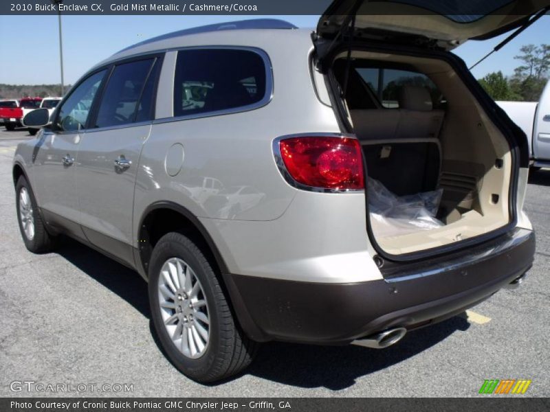 Gold Mist Metallic / Cashmere/Cocoa 2010 Buick Enclave CX