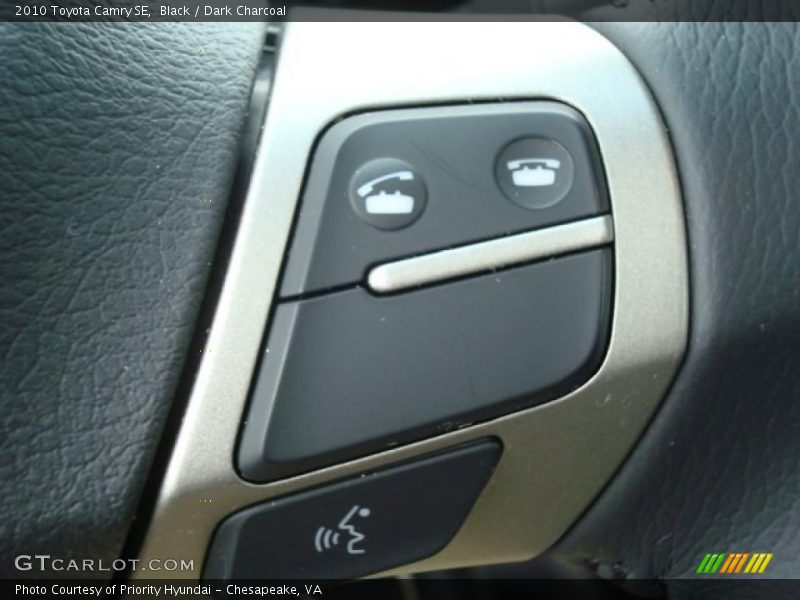 Black / Dark Charcoal 2010 Toyota Camry SE