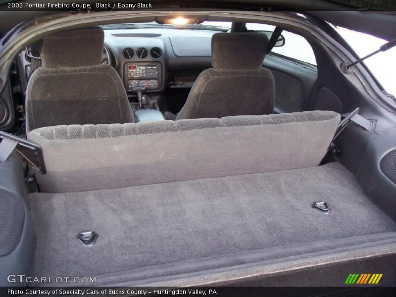 Black / Ebony Black 2002 Pontiac Firebird Coupe