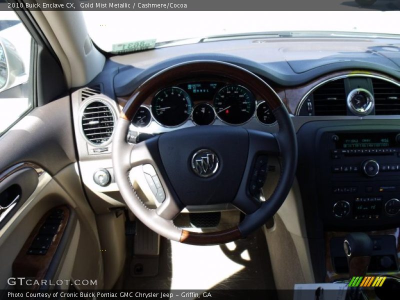 Gold Mist Metallic / Cashmere/Cocoa 2010 Buick Enclave CX