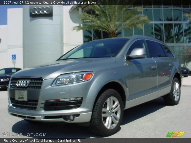 Quartz Grey Metallic / Espresso Brown 2007 Audi Q7 4.2 quattro