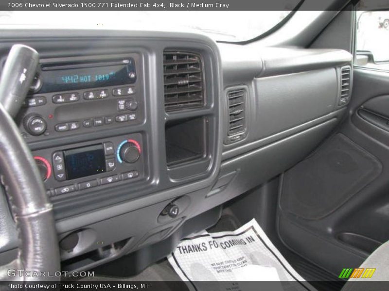 Black / Medium Gray 2006 Chevrolet Silverado 1500 Z71 Extended Cab 4x4