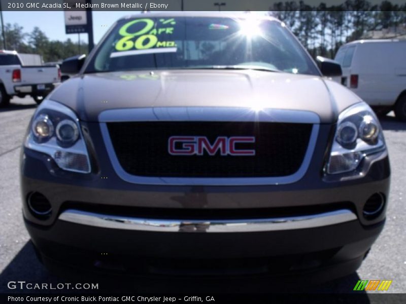 Medium Brown Metallic / Ebony 2010 GMC Acadia SL