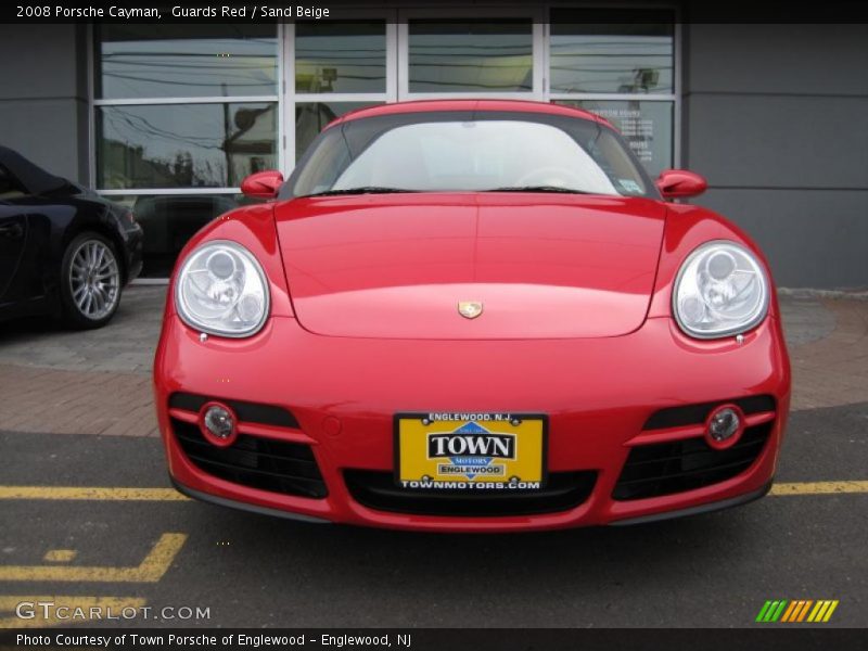 Guards Red / Sand Beige 2008 Porsche Cayman