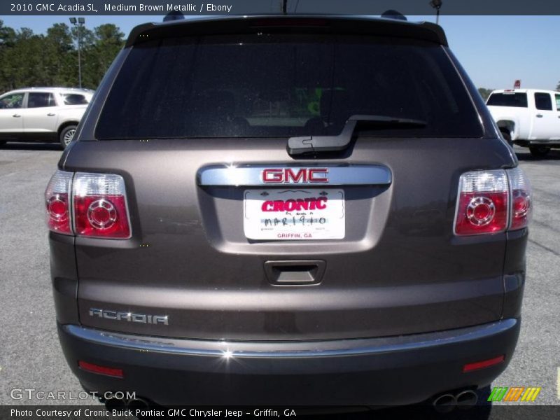 Medium Brown Metallic / Ebony 2010 GMC Acadia SL