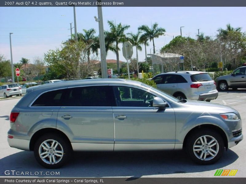 Quartz Grey Metallic / Espresso Brown 2007 Audi Q7 4.2 quattro